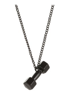 Dumbbell Pendant Stylish Necklace