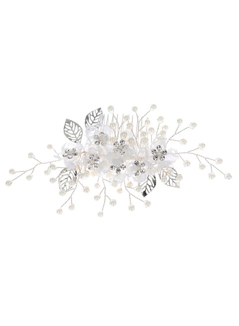Flower Leaf Hair Comb Clip