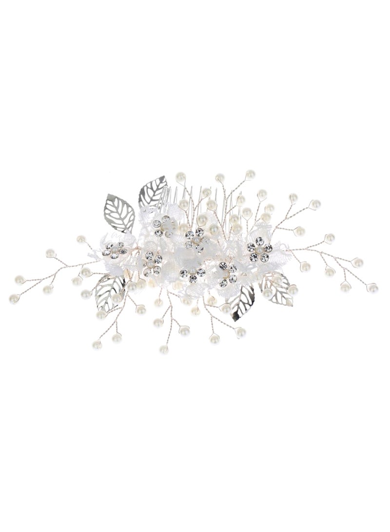 Generic - Flower Leaf Hair Comb Clip - Image 1