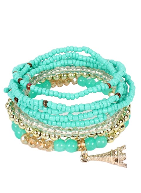 4-Piece Beaded Casual Bracelet Set