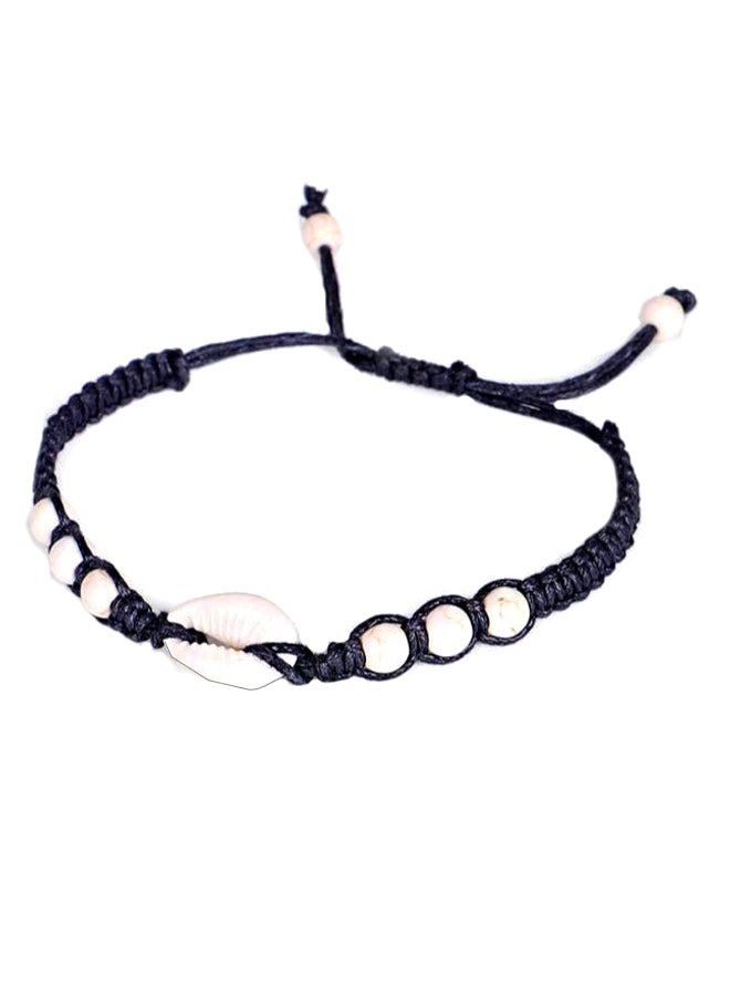 سوار قابل للتعديل ومزين بالصدف