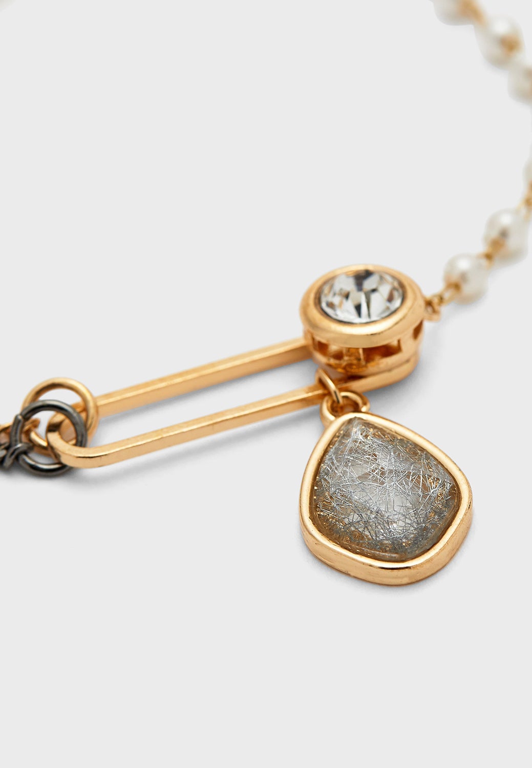 Stone Detail Chain Bracelet 