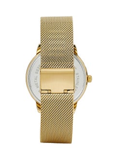 ماكسل ساعة يد بعقارب بسوار مصنوع من سبيكة معدنية طراز MX038G - قياس 40 مم - لون ذهبي men  - Image 3