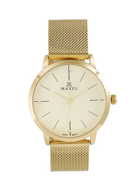 Men's Alloy Analog Wrist Watch MX038E - 40 mm - Gold