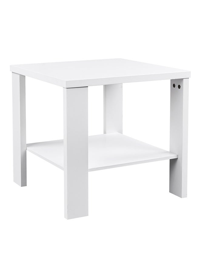 Home Box - 2-Tier Salva End Table White - Image 1