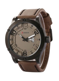 Men's Quartz Analog Watch CU-8251-BR1 - 48 mm - Brown