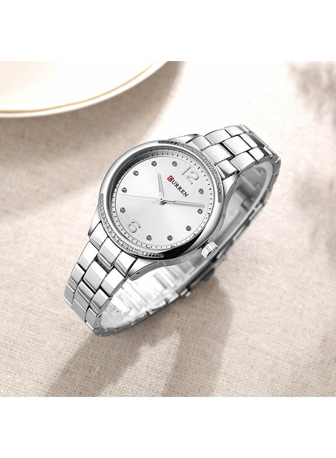 CURREN - Women's Water Resistant Alloy Analog Watch 9003 - 30 mm - Silver - Image 1