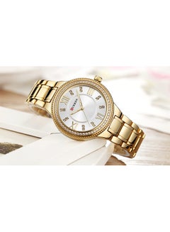 Women's Water Resistant Analog Watch 9004 - 30 mm - Gold - v1571823342/N14402383A_2