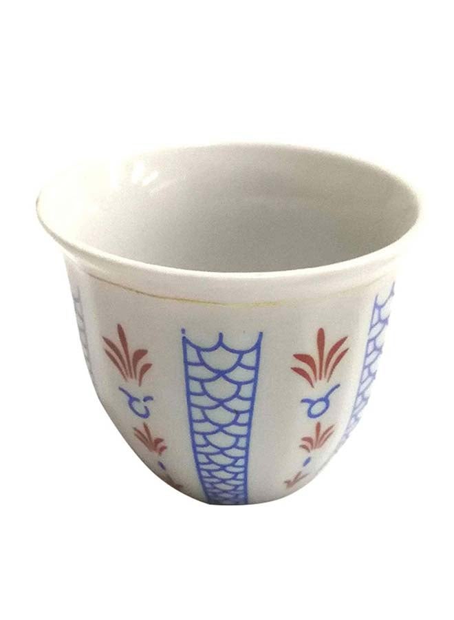 بيتا مجموعة أكواب قهوة عربية مكونة من 12 قطعة متعدد الألوان 30سم - Image 1