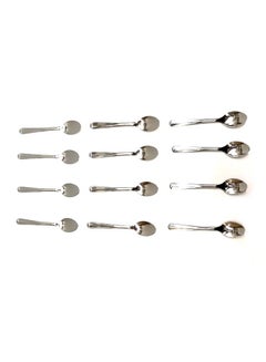 JPN 12-Piece Tea Spoon Set Silver 10centimeter  - Image 2