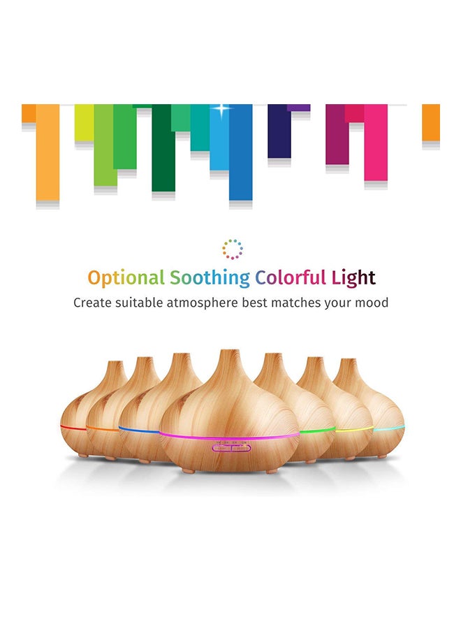 Aroma Ultrasonic Essential Oil Diffuser Humidifier Brown  - Image 2