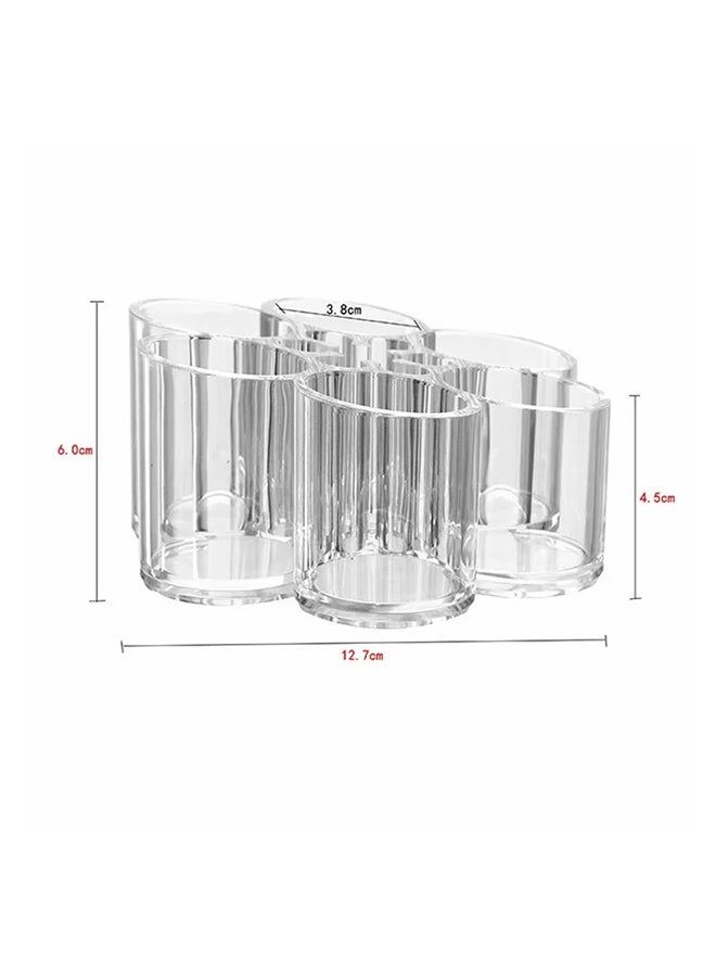 Generic - Cosmetic Makeup Brush Organizer Clear - Image 1