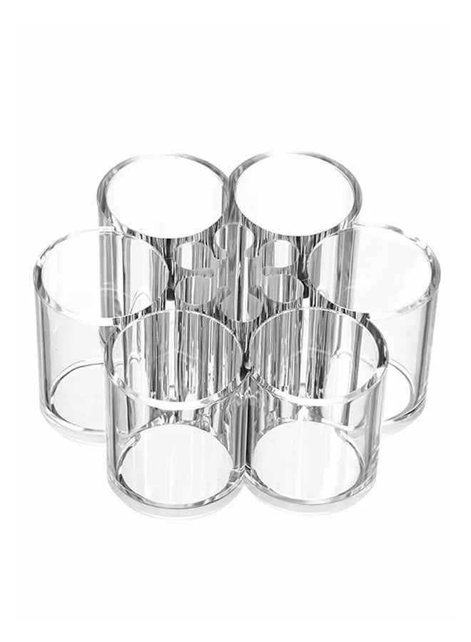 Generic - Cosmetic Makeup Brush Organizer Clear - Image 1