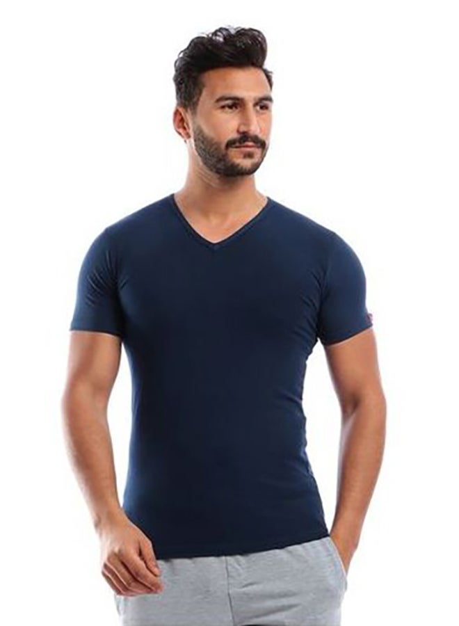COTTONIL 4-Piece V Neck T-Shirt Set Multicolour  - Image 2