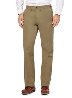 Generic Solid Formal Pants With Side Pockets Khaki  - Image 1