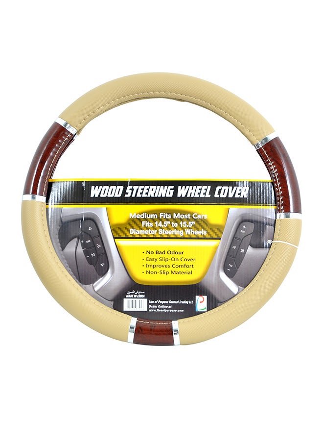 Wood Steering Wheel Cover