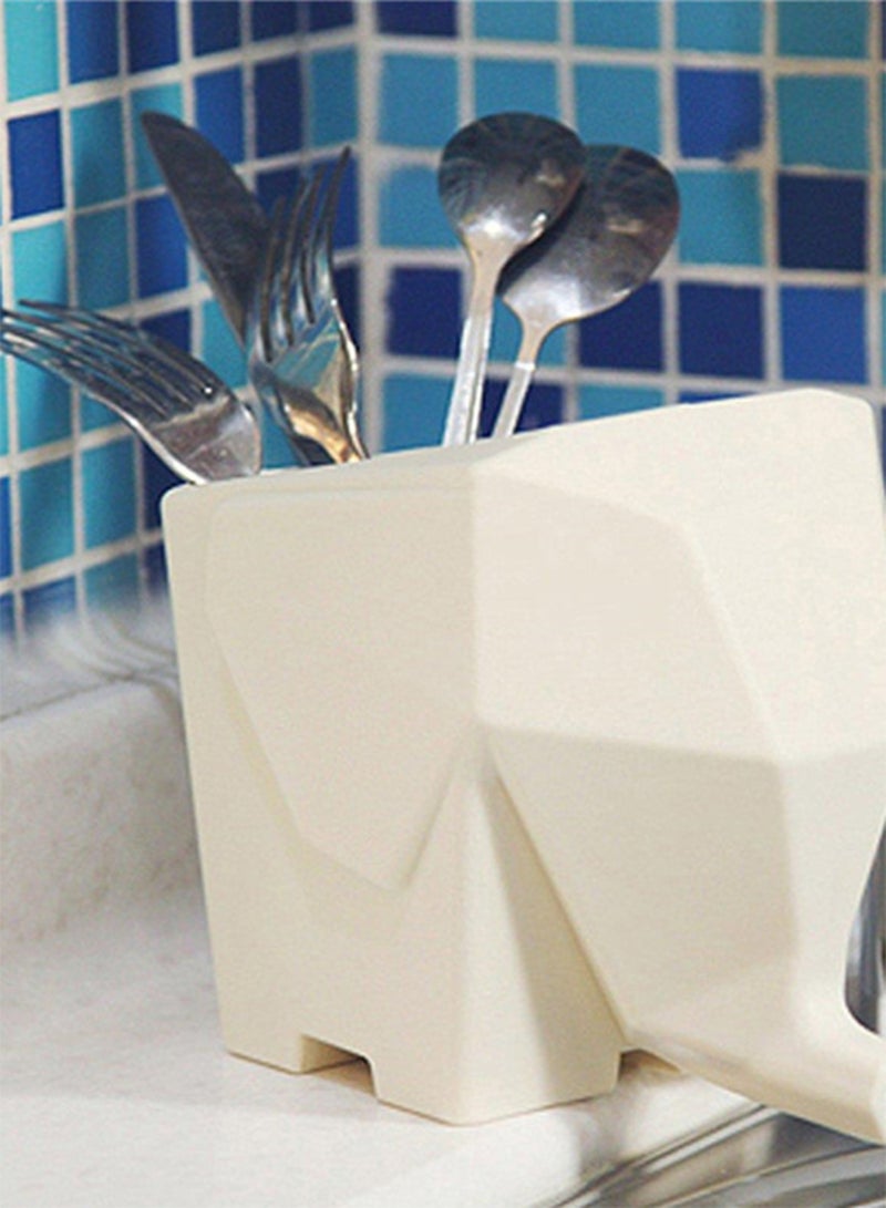 Kitchen Washing Filter Household Utensils Drainage White 14x9centimeter - Image 2
