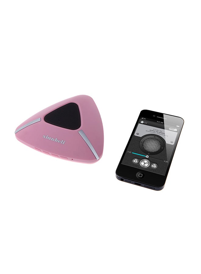 Portable Wireless Bluetooth Speaker With Mic Pink