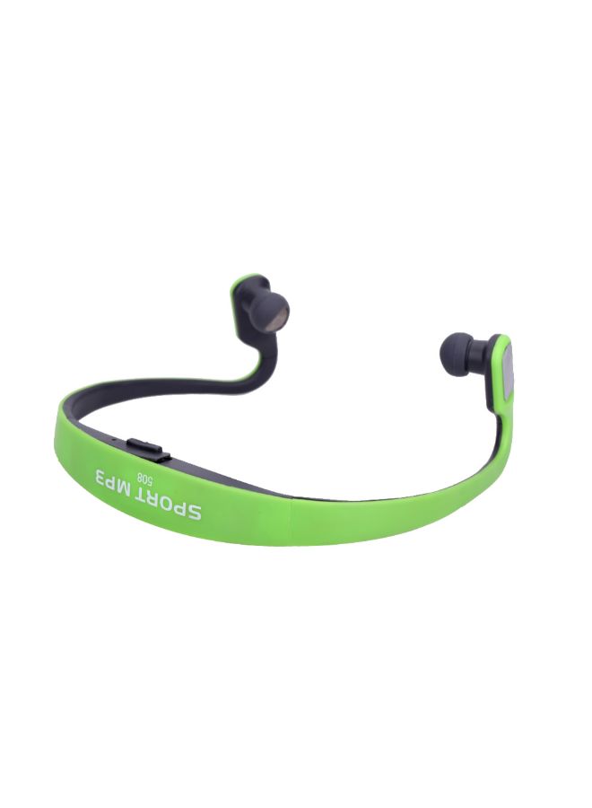 Sport Wireless In-Ear Headphone With MP3 Player Green  - Image 4