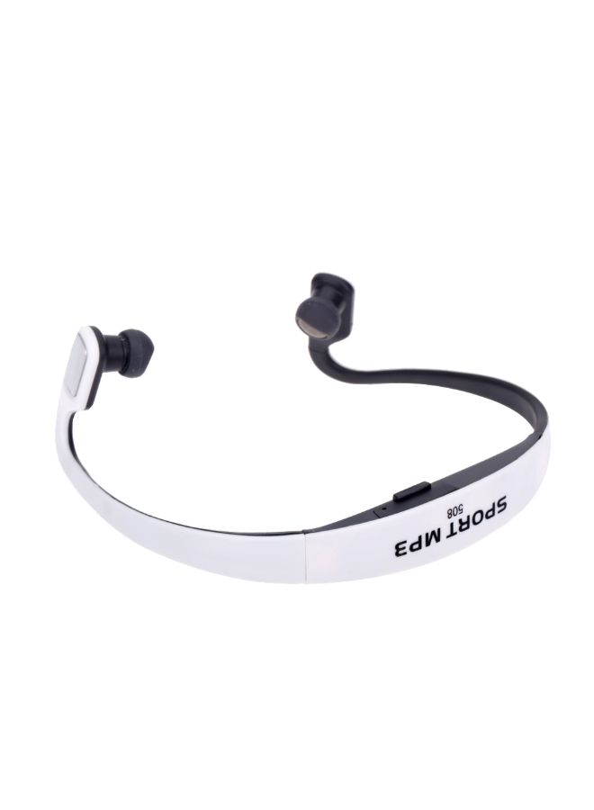 Wireless In-Ear Earphone With MP3 Player White  - Image 2