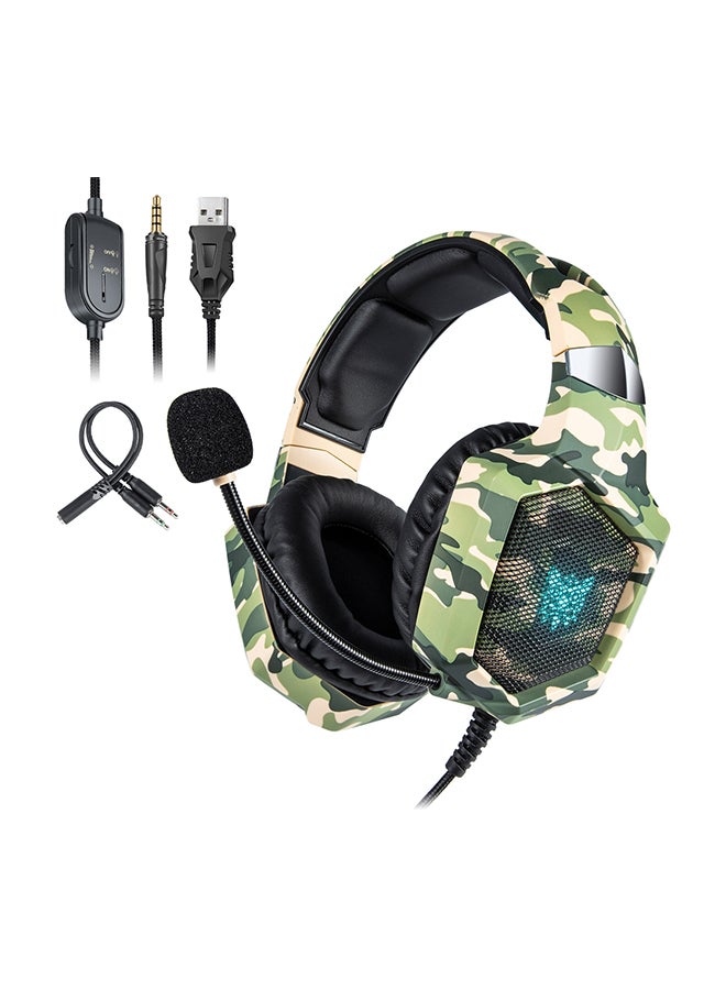 onikuma K8 Stereo Wired Over-Ear Gaming Headphones With Mic  For PS4/PS5/XOne/XSeries/NSwitch/PC