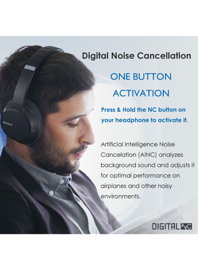 Sony - WH-CH700N Wireless Bluetooth Over-Ear Headphones Black - Image 1
