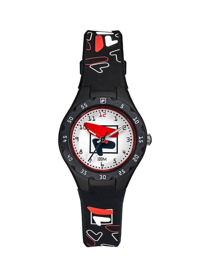 فيلا ساعة يد بعقارب وسوار من الراتنج طراز 38-204-002