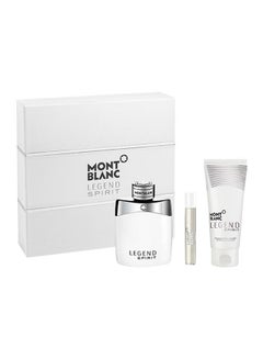 MONTBLANC 3-Piece Legend Spirit Gift Set EDT 100, Balsamo After Shave 100, Small Perfume 7.5ml  - Image 1