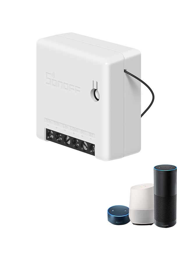 SONOFF Mini DIY Two Way Smart Switch Remote Control White 4.8cm  - Image 1
