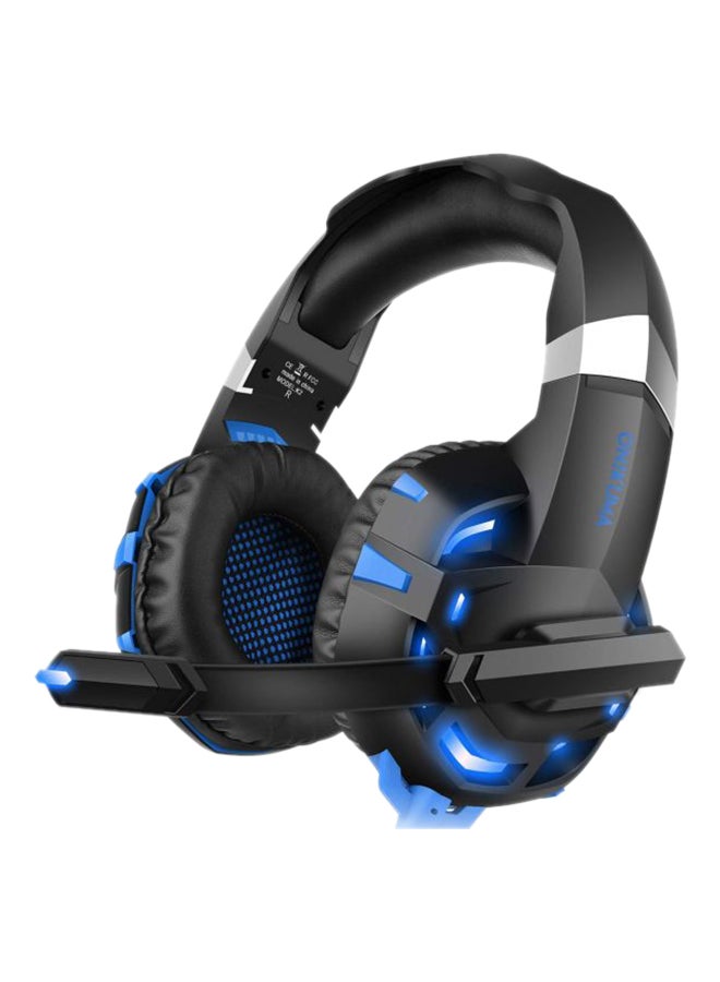 أونيكوما سماعة رأس ستيريو K2 للألعاب مزودة بميكروفون لأجهزة بلايستيشن 4/أجهزة الكمبيوتر/أجهزة إكس بوكس ون