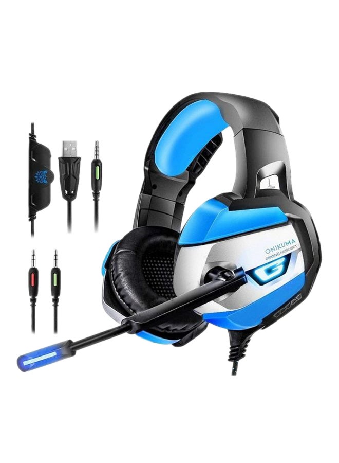 onikuma K5 LED Light Stereo Gaming Headset And Microphone
