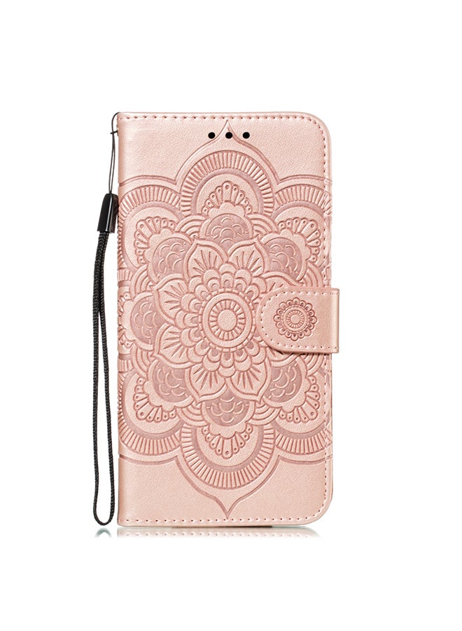 Flip Leather Case with Wallet Card Slot For Apple iPhone 11 Pro Rose Gold  - Image 1