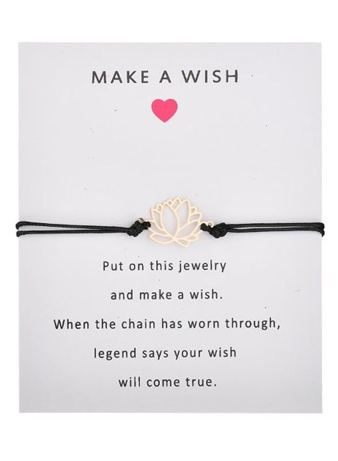 Lovely Lotus Shaped Bracelet 