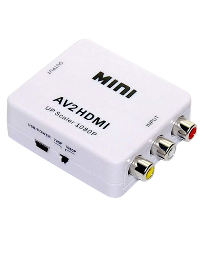 محول فيديو ميني بمنفذ HDMI أبيض - Image 2