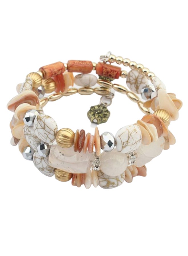 سوار بتصميم من الخرز متعدد الطبقات