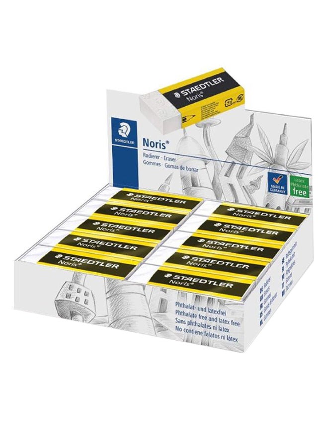 ستدلر مجموعة مماحي نوريس من 20 قطعة أبيض