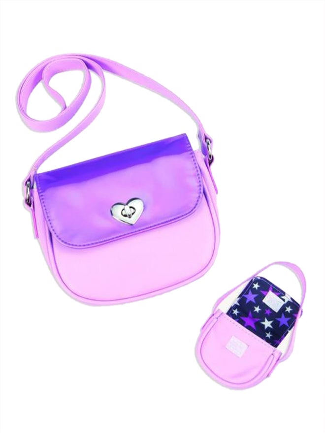 Holographic Handbag For Doll 18inch 