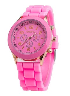 Women's Round Dial Silicone Chronograph Watch NSSB037001494 - v1571846994/N31069318A_1