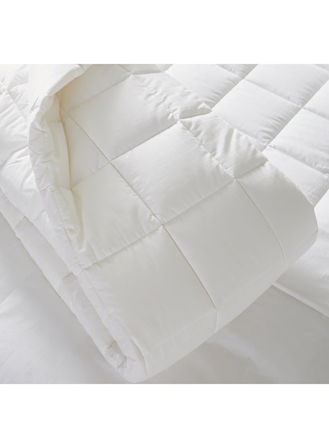 Generic Anti Allergy Single Duvet Cotton Blend White  - Image 1