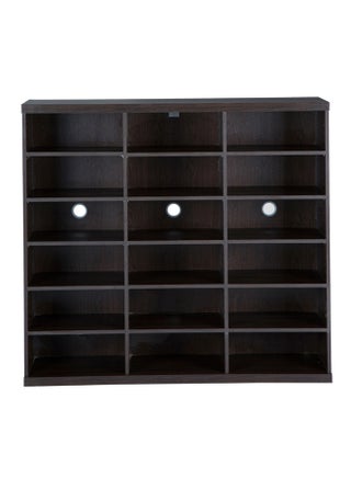 Spazio 18-Shelf Shoe Cabinet Black - v1571895537/N30185684A_1