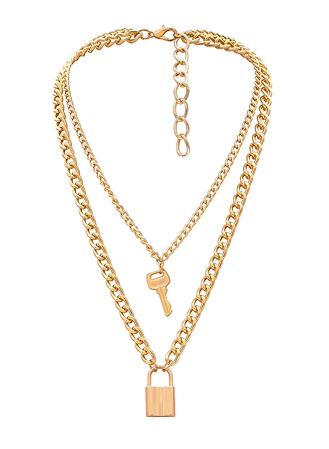 قلادة عصرية بسلسلة متعددة الطبقات بطابع شخصي