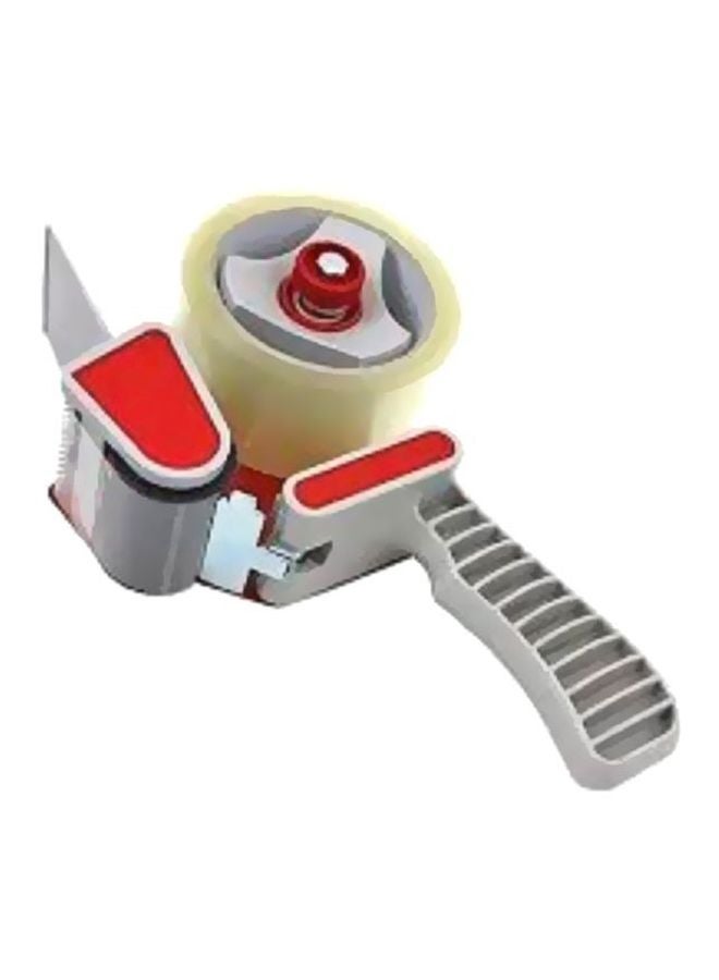 آلة توزيع شريط التغليف العريض رمادي/أحمر