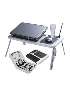 E-Table Portable Laptop Table White/Black  - Image 2