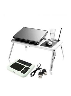 E-Table Portable Laptop Table Black/White  - Image 4