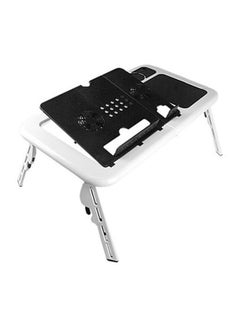 E-Table Portable Laptop Table White/Black 