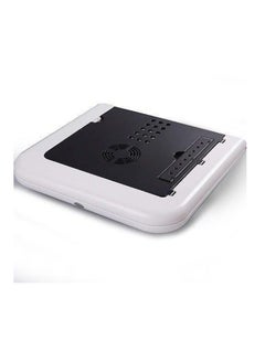 E-Table Portable Laptop Table With Cooling Fan Black/White  - Image 3