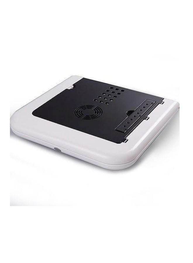 إي تيبول طاولة لاب توب خشب مع مروحة تبريد أسود/ أبيض - Image 3