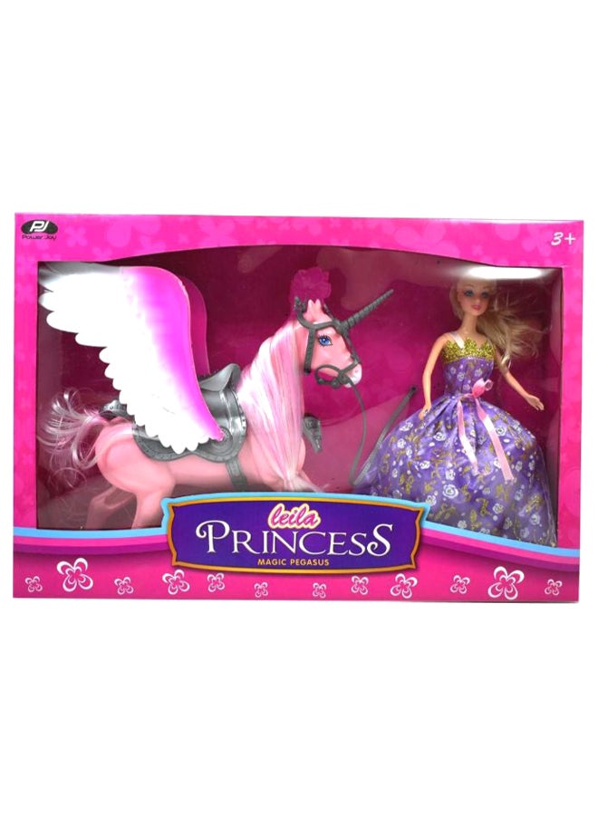 Power Joy Leila Princess And Magic Pegasus Play Set - Image 1