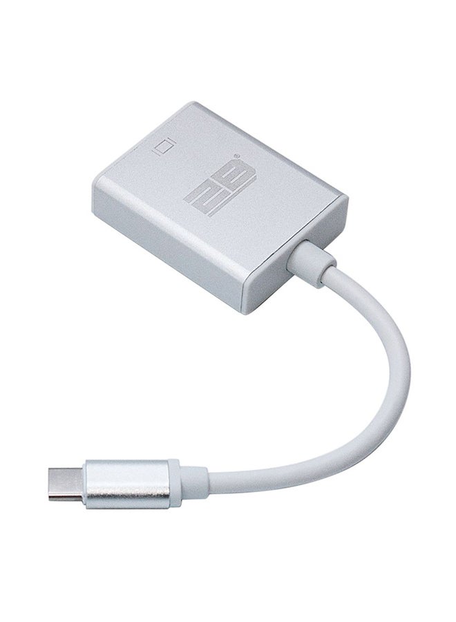 2بي - محول من Type-C ذكر إلى HDMI أنثى فضي - Image 1