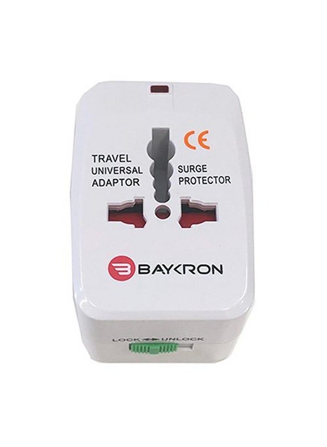 Baykron ITC001 Universal Travel Adapter White  - Image 1